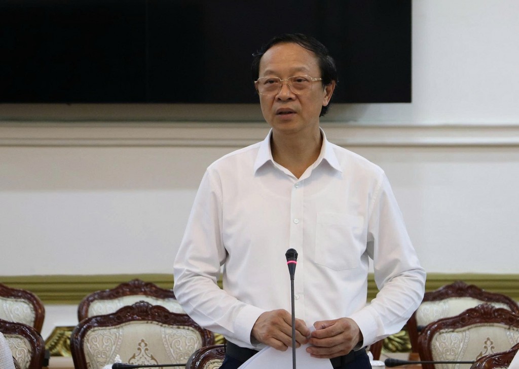 Thứ trưởng Bộ Giáo dục và Đào tạo Phạm Ngọc Thưởng làm việc với TP Hồ Chí Minh