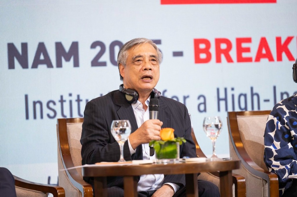 PGS.TS Trần Đình Thiên - nguyên Viện trưởng Viện Kinh tế Việt Nam 