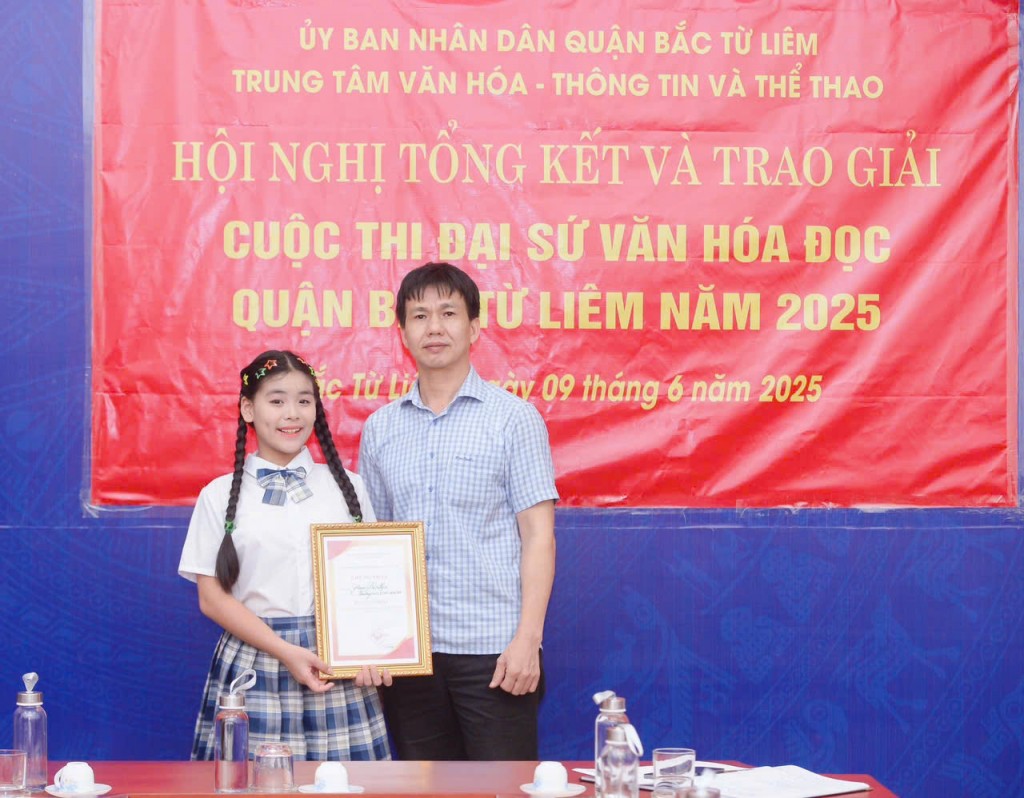 Phan Bảo Ngọc - Đội viên ưu tú đạt Giải Nhất Đại Sứ Văn hóa Đọc 2025