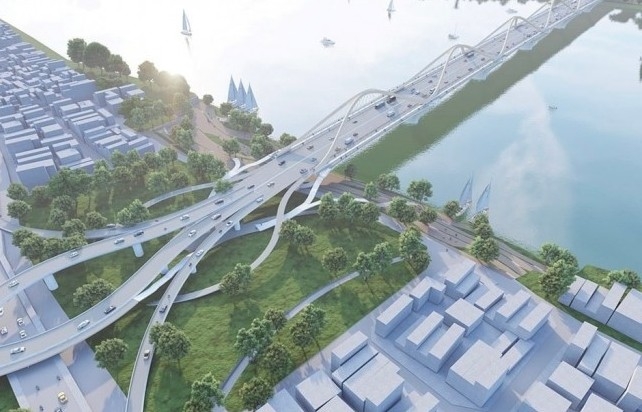 Đẩy nhanh tiến độ triển khai dự án cầu Trần Hưng Đạo, Ngọc Hồi