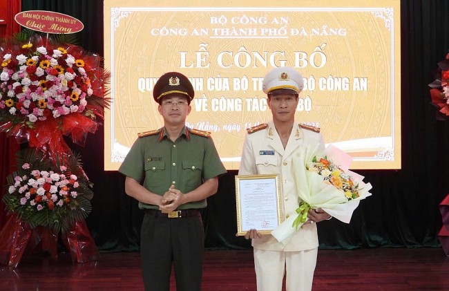 Thượng tá Trần Minh Nguyên làm Phó Giám đốc Công an TP Đà Nẵng