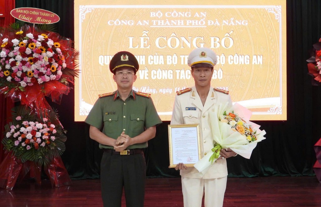 Thượng tá Trần Minh Nguyên làm Phó Giám đốc Công an TP Đà Nẵng