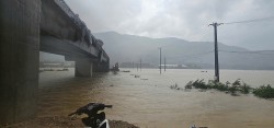 Miền Trung mưa trắng trời, hoa màu chìm trong biển nước