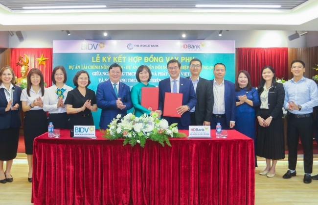 HDBank hợp tác cùng BIDV triển khai nguồn vốn quốc tế thúc đẩy phát triển bền vững