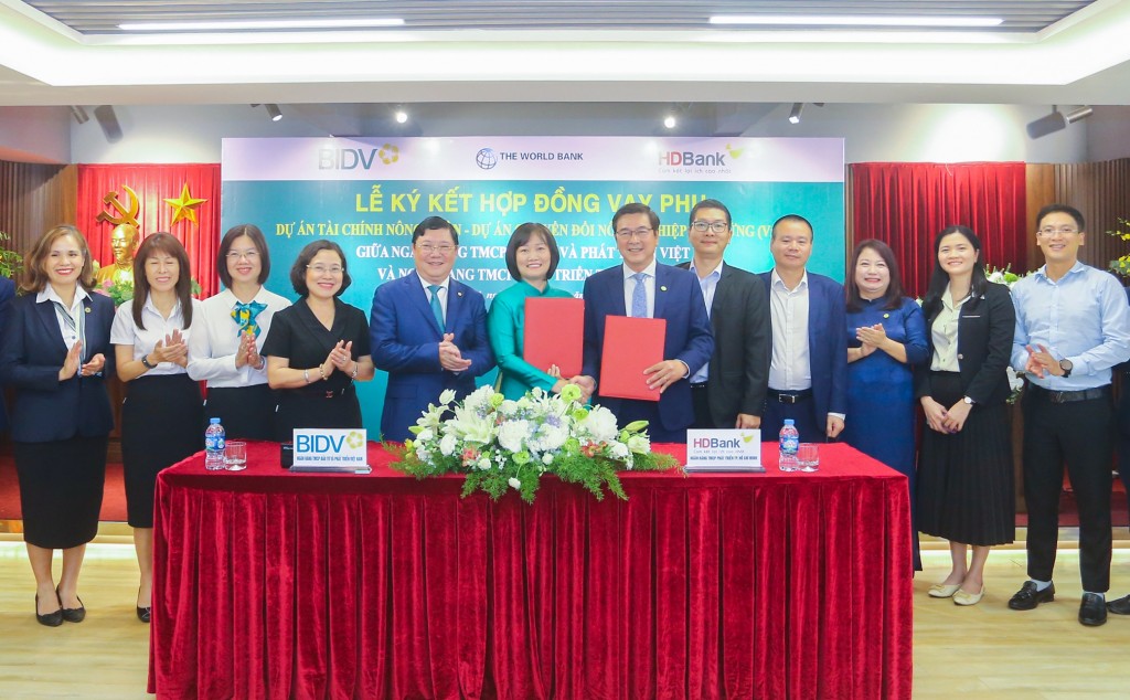 HDBank hợp tác cùng BIDV triển khai nguồn vốn quốc tế thúc đẩy phát triển bền vững