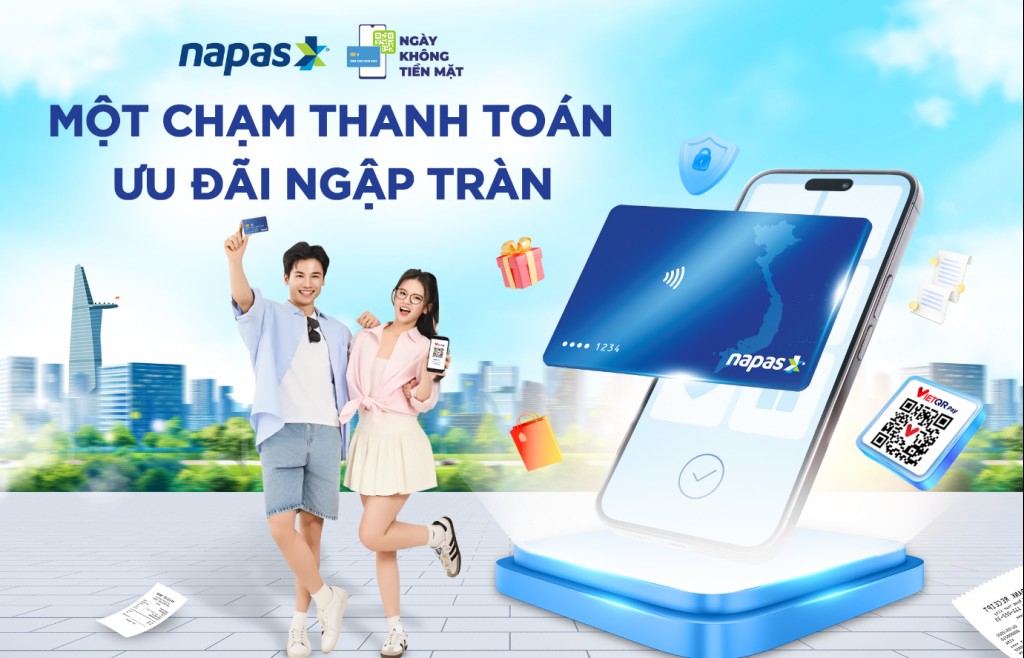 Napas tung loạt chương trình khuyến mãi hấp dẫn hưởng ứng ngày không dùng tiền mặt 2025
