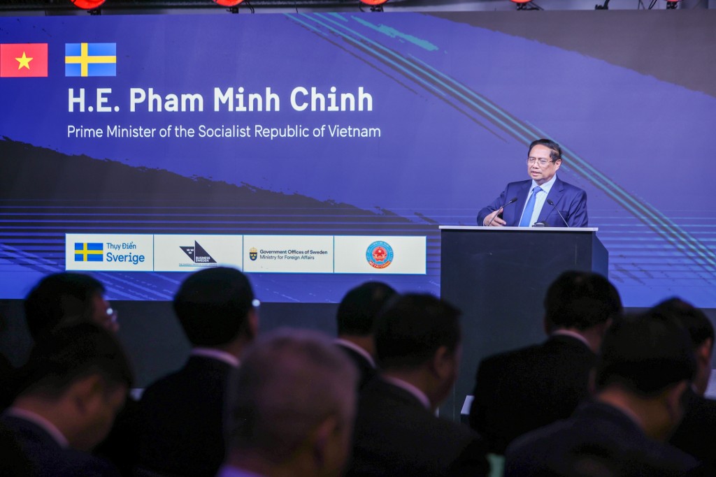 Thủ tướng kỳ vọng làn sóng đầu tư mới từ Thụy Điển vào Việt Nam - Ảnh: VGP/Nhật Bắc