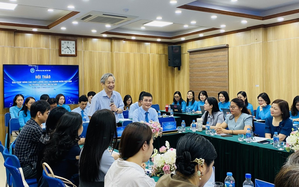 PGS.TS. Hồ Ngọc Trung, Trưởng khoa Tiếng Anh  chủ trì