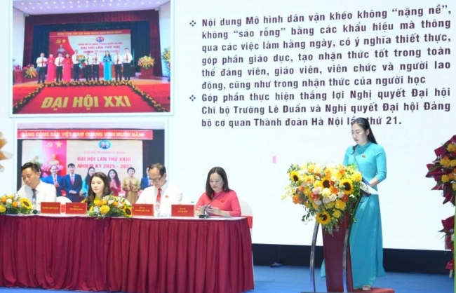 Lan tỏa mô hình Dân vận khéo xây dựng Đảng vững mạnh
