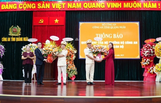 Đại tá Hồ Song Ân làm Giám đốc Công an tỉnh Quảng Ngãi