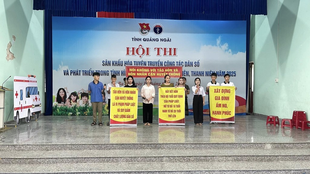 Hội thi sân khấu hóa tuyên truyền năm 2025 là một hoạt động thiết thực nhằm đẩy mạnh công tác truyền thông, giáo dục về dân số và sức khỏe sinh sản trong thanh niên.
