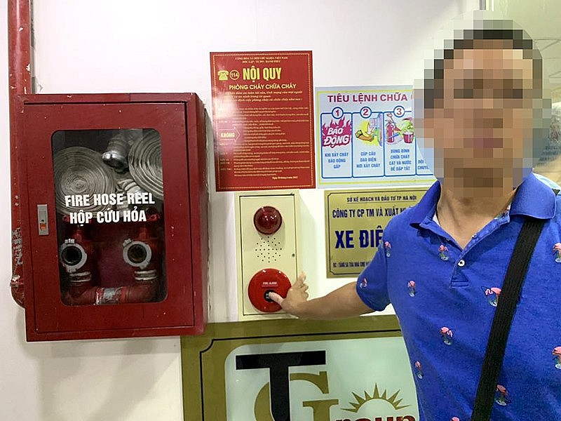 Thử bấm chuông báo cháy chuông không kêu