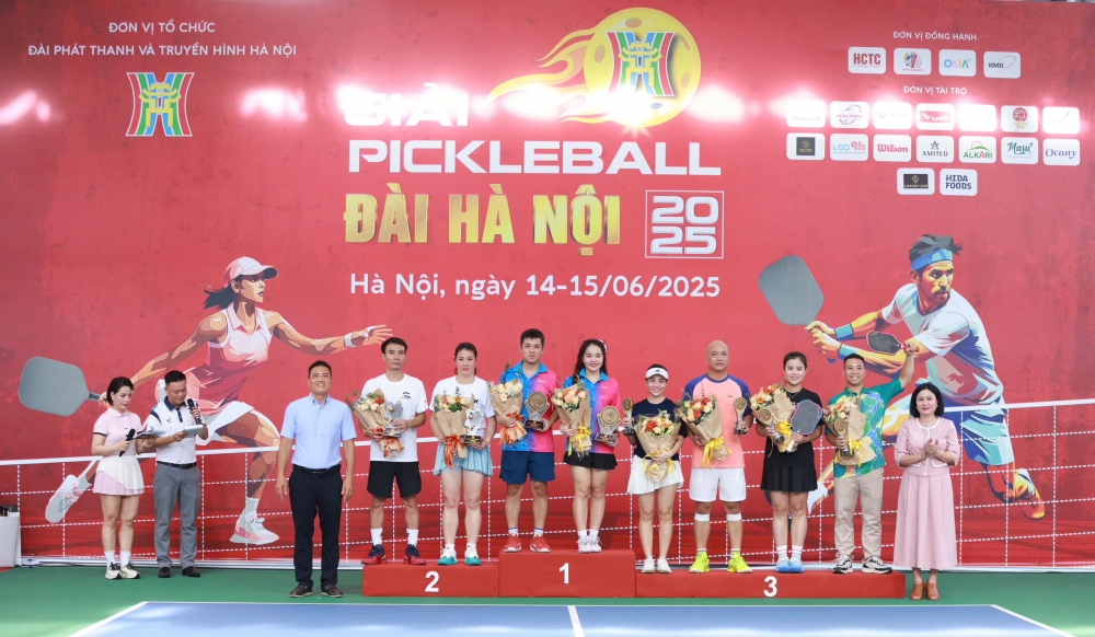 Bế mạc Giải Pickleball Đài Hà Nội 2025