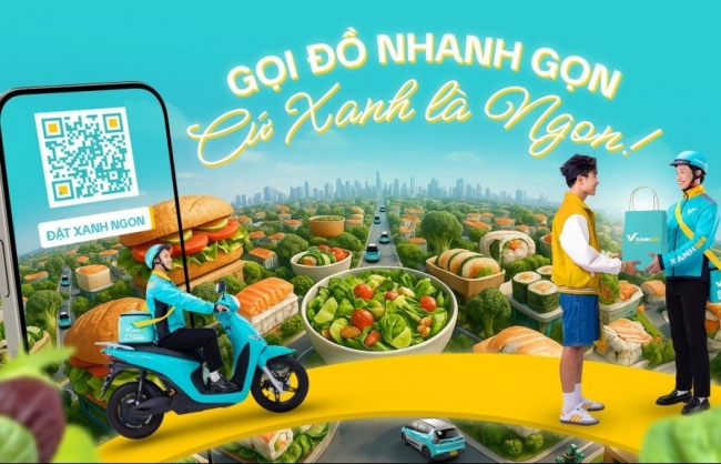 Chính thức ra mắt dịch vụ giao đồ ăn Xanh SM Ngon