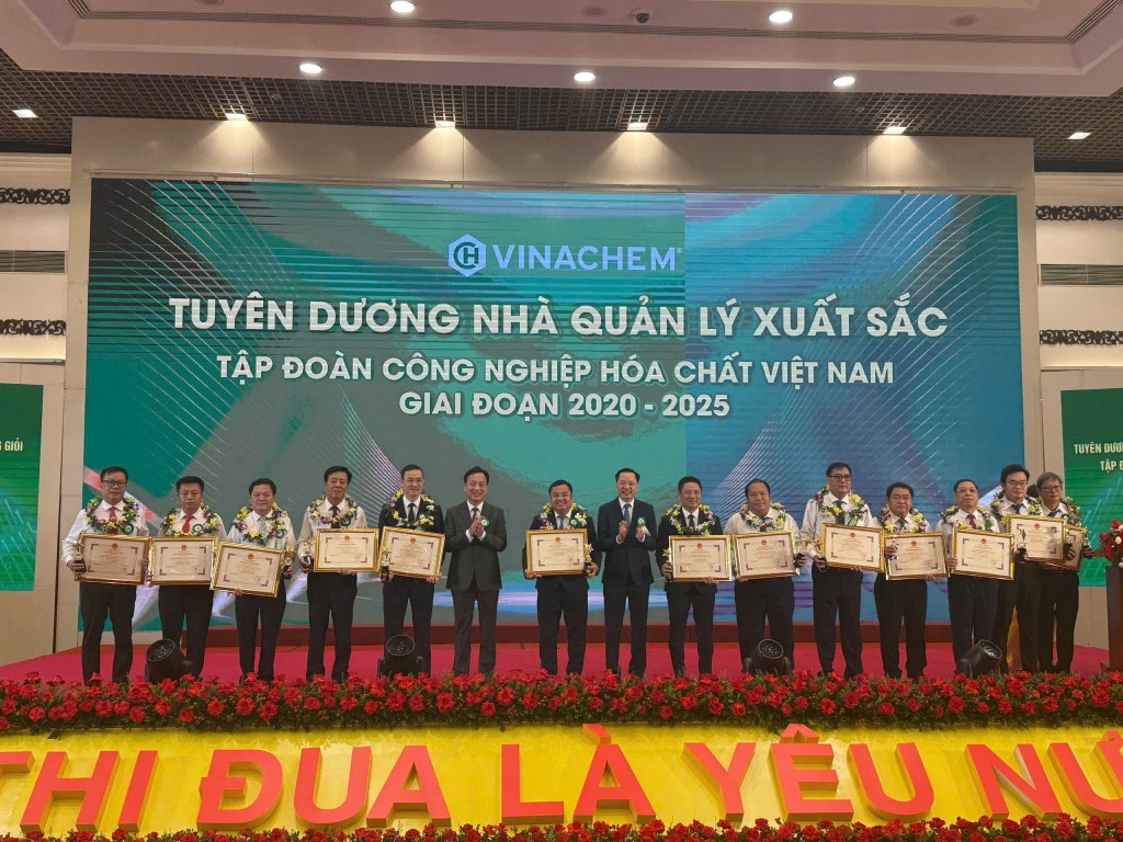 Tổng Giám đốc Bình Điền được vinh danh Nhà lãnh đạo xuất sắc Vinachem