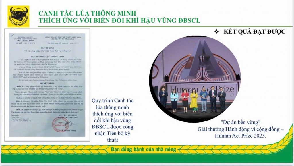 Tổng Giám đốc Bình Điền được vinh danh Nhà lãnh đạo xuất sắc Vinachem