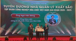 Tổng Giám đốc Bình Điền được vinh danh Nhà lãnh đạo xuất sắc Vinachem