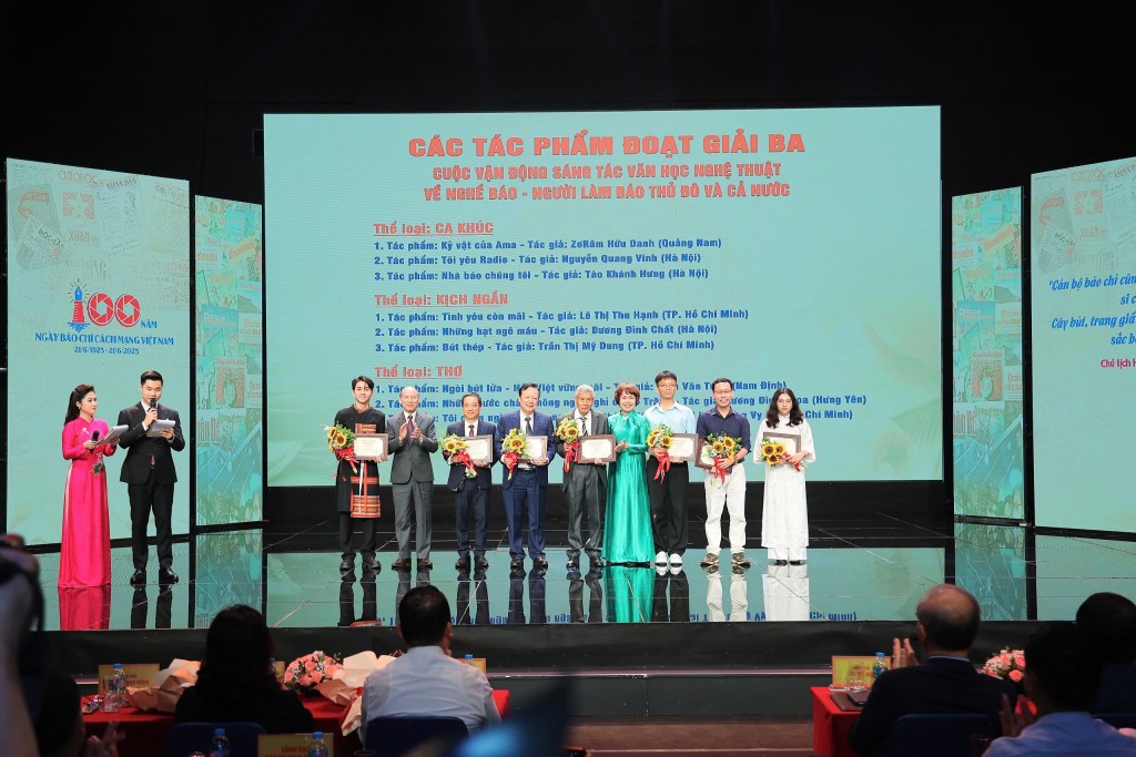 Các tác giả đạt giải Ba
