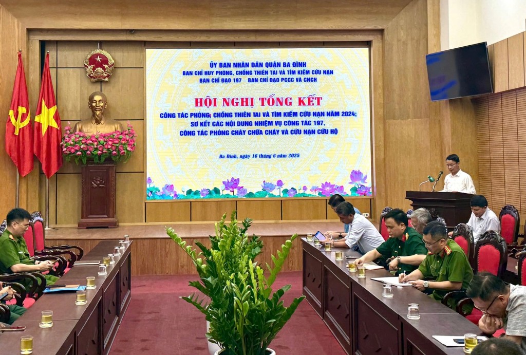 Ba Đình không chủ quan, lơ là khi ứng phó với thiên tai