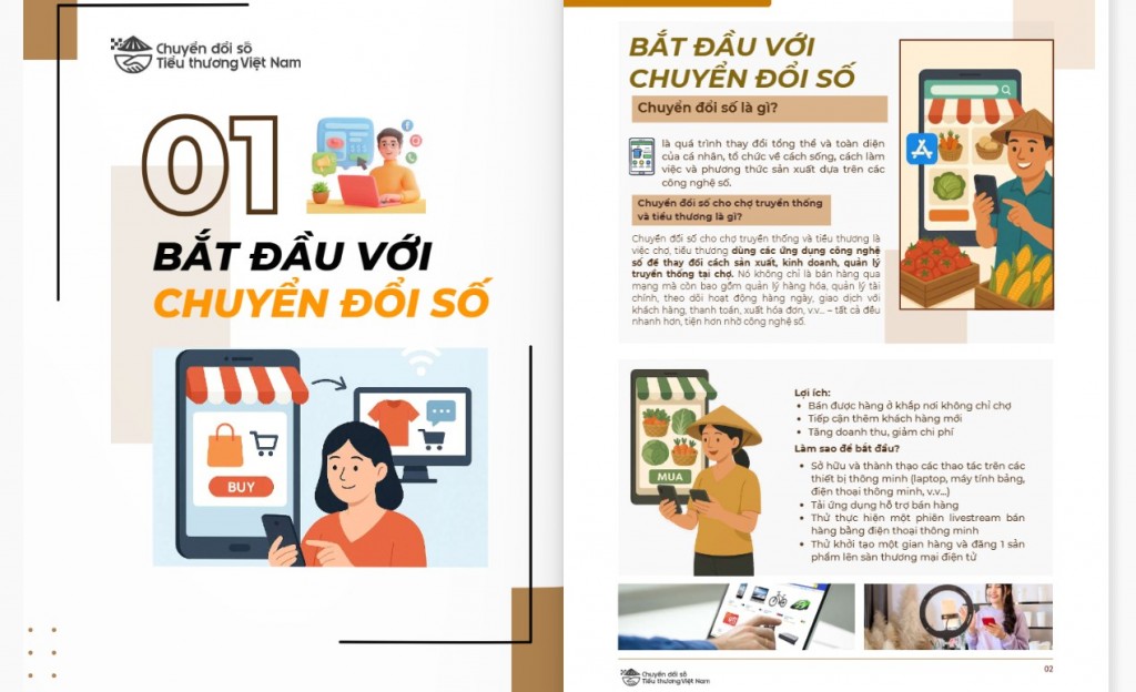 Trang bị kiến thức chuyển đổi số cho tiểu thương chợ truyền thống