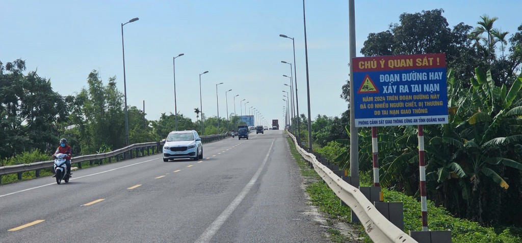 Đảm bảo an toàn trên tuyến tránh Vĩnh Điện - Quốc lộ 1