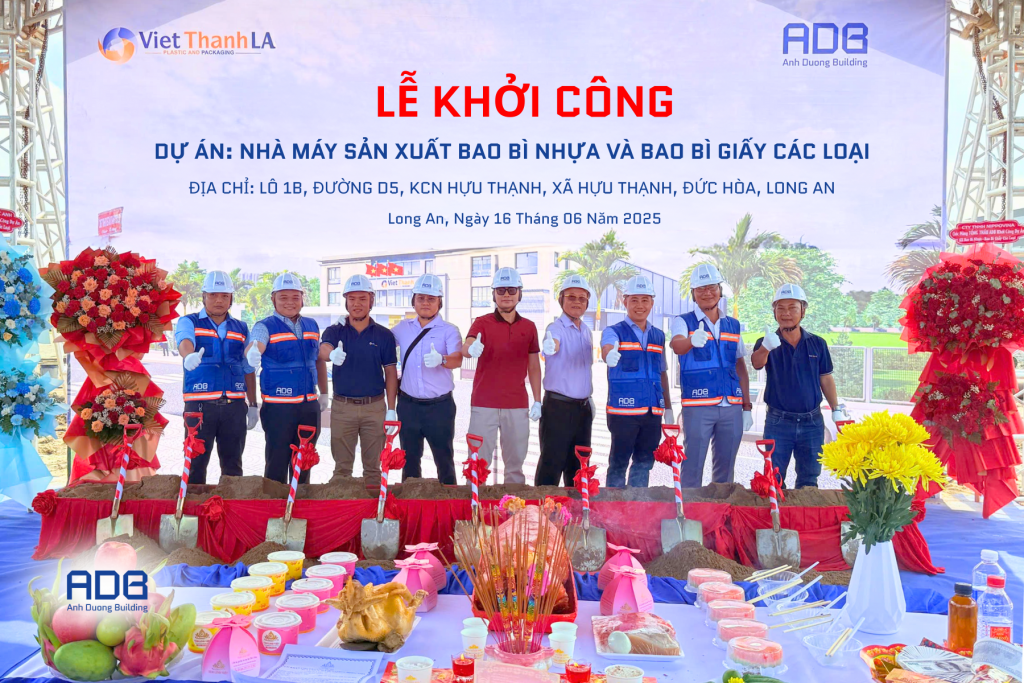 Long An: Khởi công nhà máy sản xuất bao bì