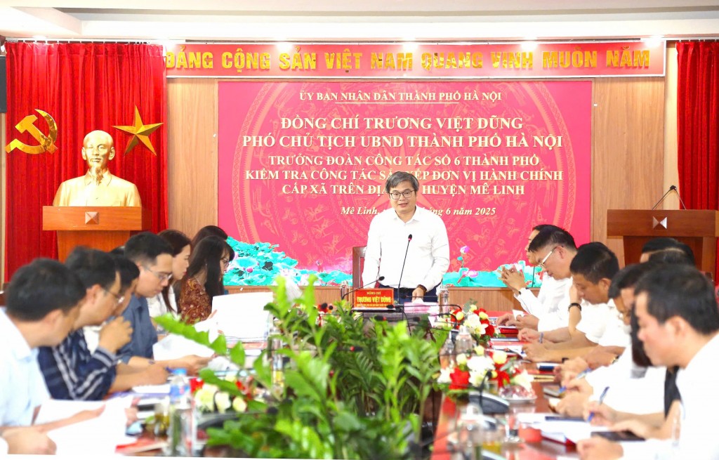 Lãnh đạo  UBND TP Hà Nội  kiểm tra vận hành chính quyền 2 cấp