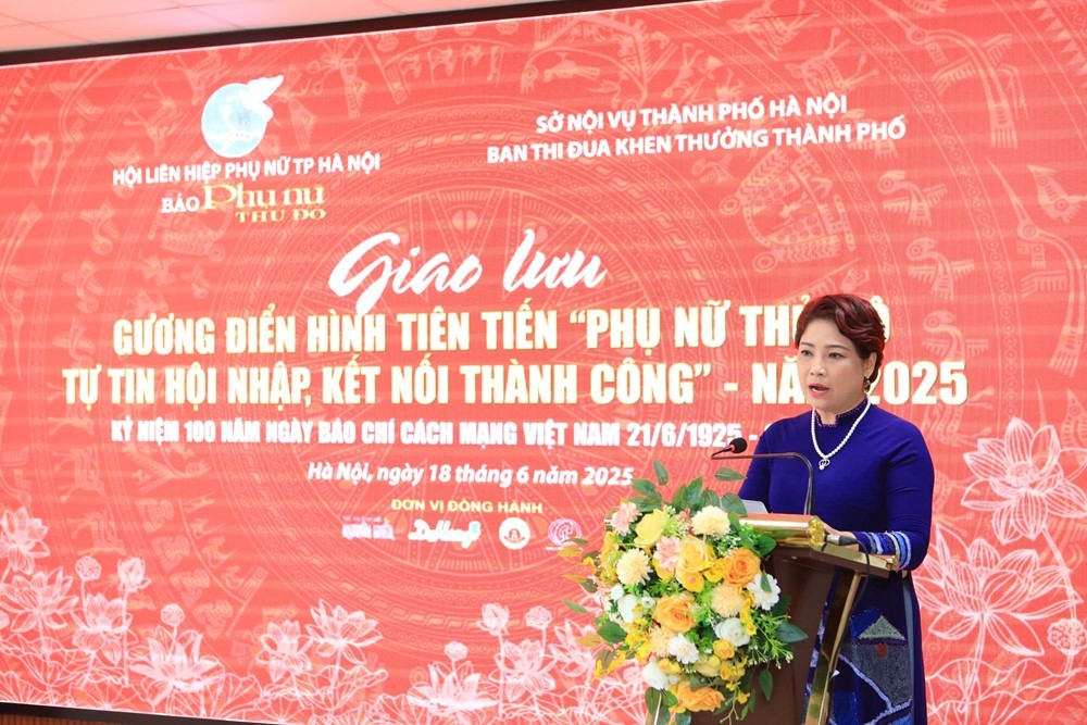 Giao lưu gương sáng phụ nữ Thủ đô tiêu biểu