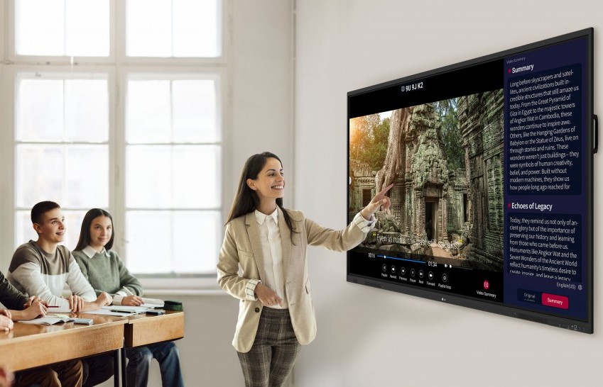 LG khẳng định vị thế dẫn đầu EdTech với dải sản phẩm màn hình tương tác thông minh LG CreateBoard