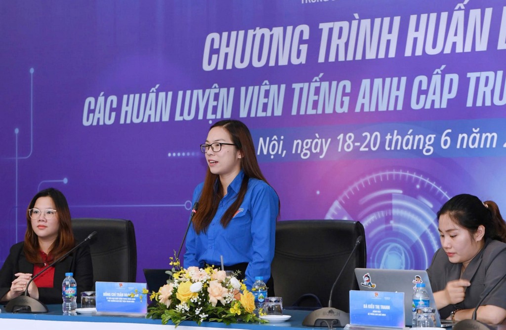 chị Trần Hoài Minh, Ủy viên Ban Chấp hành, Phó Trưởng ban Mặt trận Thanh niên Trung ương Đoàn