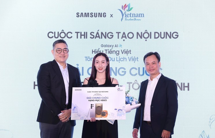Trao giải cuộc thi “Galaxy AI hiểu tiếng Việt, tôn vinh du lịch Việt”