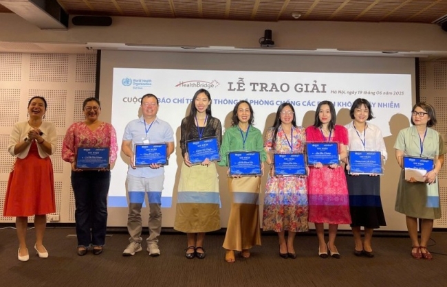 Báo Tuổi trẻ Thủ đô đạt giải "Cây bút vì sức khỏe cộng đồng"