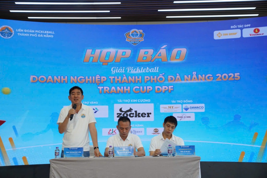 Ban Tổ chức thông tin về Giải Pickleball doanh nghiệp TP Đà Nẵng năm 2025