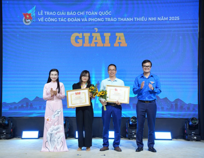 Báo Tuổi trẻ Thủ đô giành giải B viết về công tác Đoàn