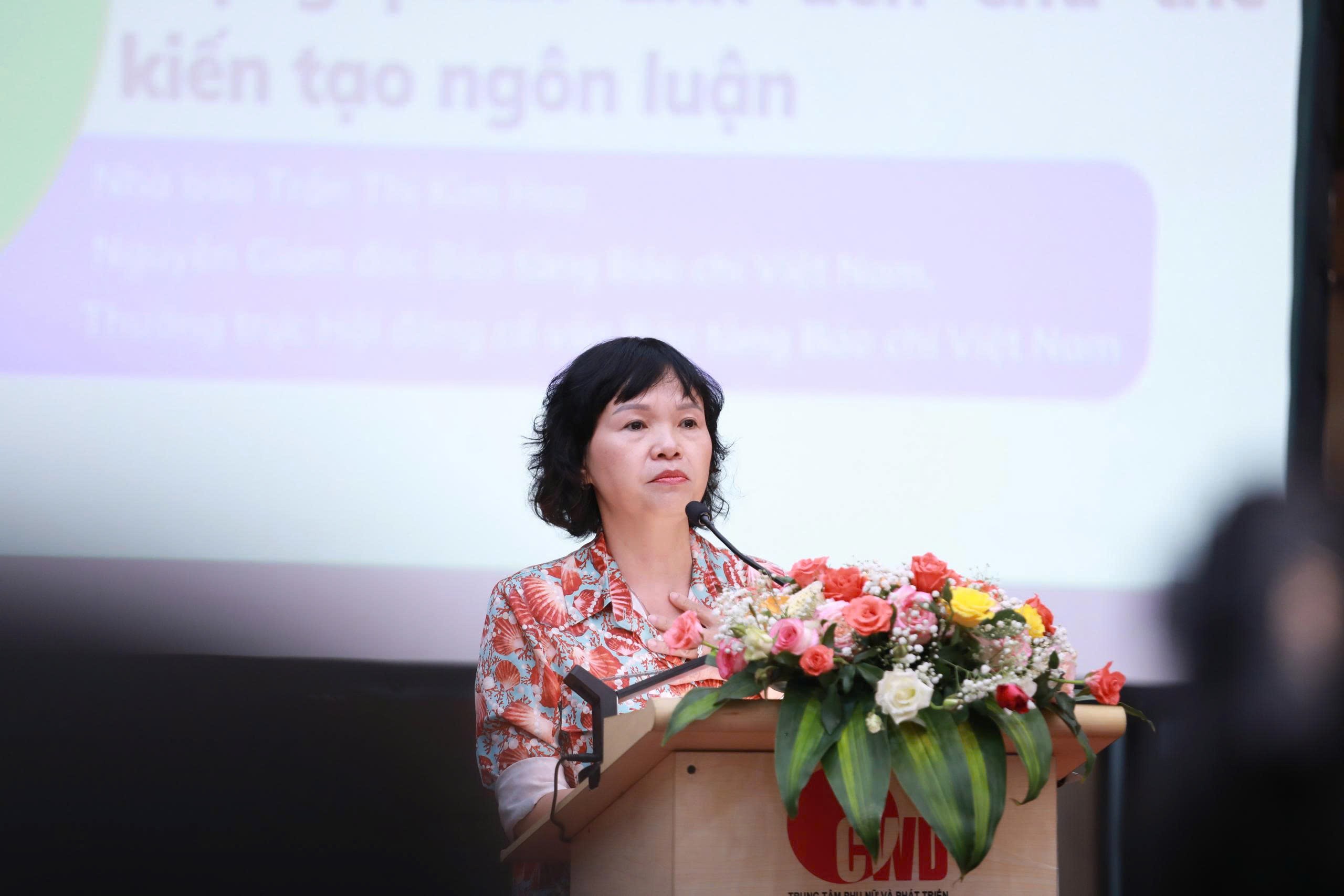 Nhà báo Trần Thị Kim Hoa, nguyên Giám đốc Bảo tàng Báo chí Việt Nam, Thường trực Hội đồng Cố vấn Bảo tàng Báo chí Việt Nam