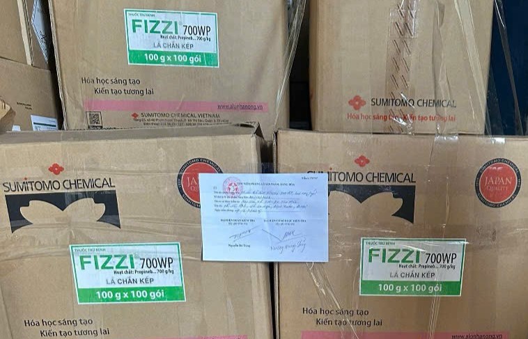 Phát hiện hàng giả của Công ty TNHH Hóa chất Sumitomo Việt Nam