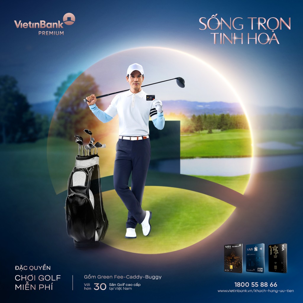 Đặc quyền Golf cao cấp dành cho khách hàng của VietinBank Premium
