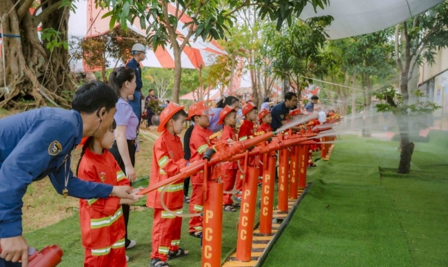 Sân chơi bổ ích dành cho thành viên nhí của Ngôi nhà Tân Đệ
