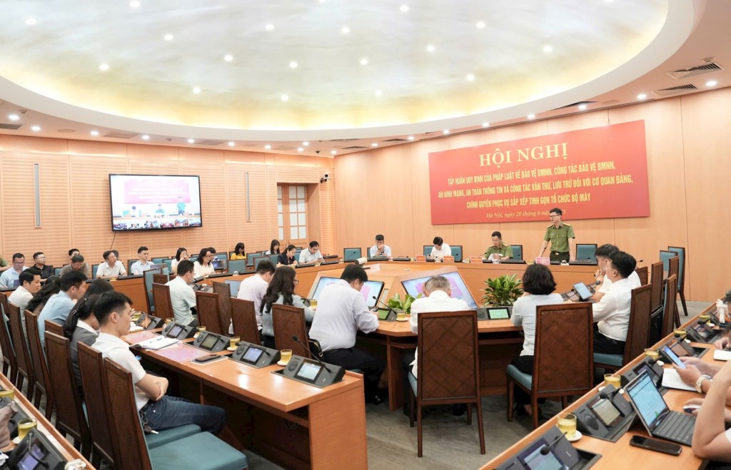 Tập huấn đảm bảo an toàn thông tin, bảo vệ bí mật Nhà nước