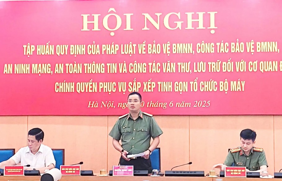 Tập huấn đảm bảo an toàn thông tin, bảo vệ bí mật Nhà nước