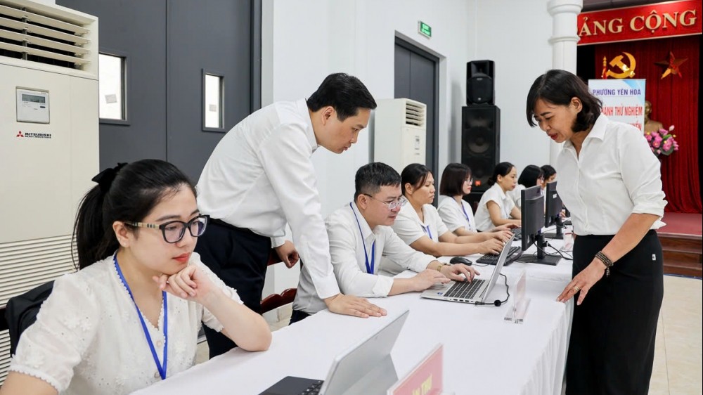 Vận hành bài bản mô hình thử nghiệm chính quyền mới ở Cầu Giấy