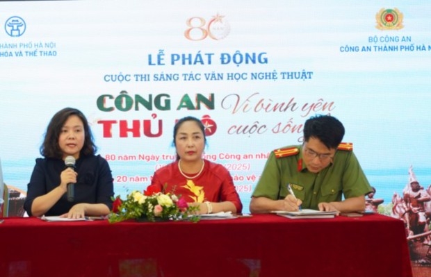Phát động sáng tác nghệ thuật về hình tượng công an Thủ đô