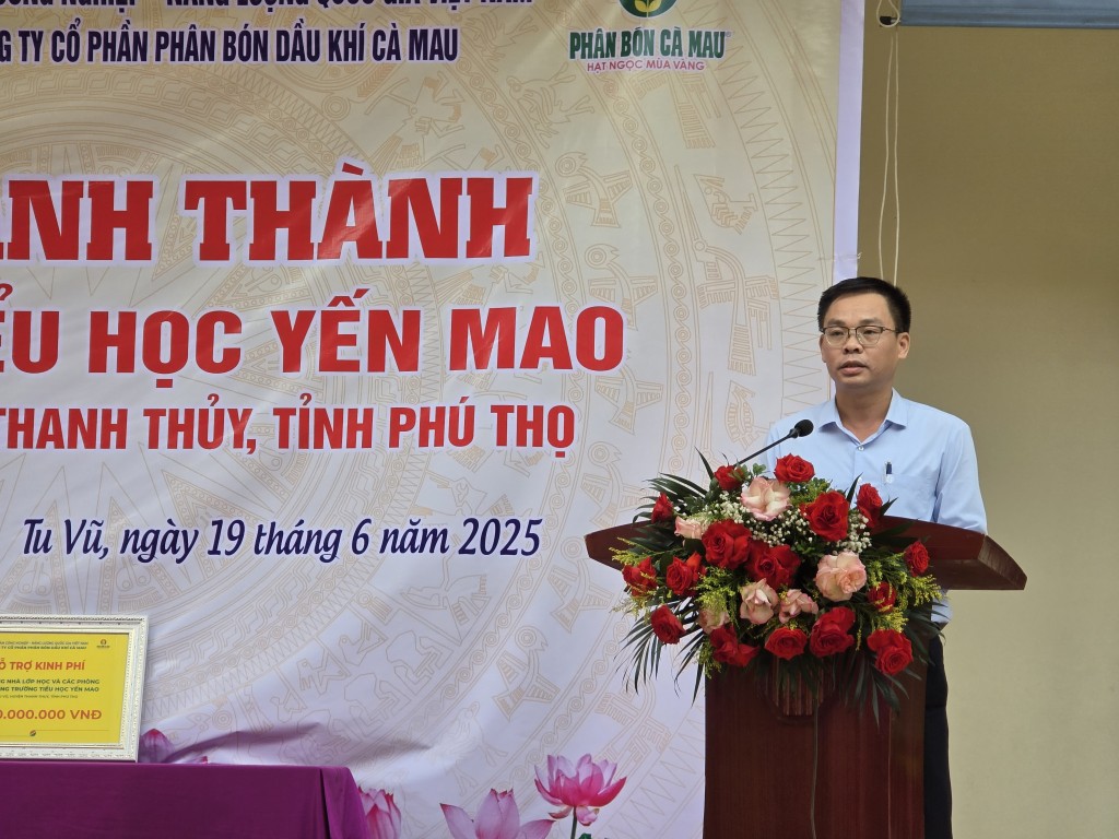 PVCFC trao yêu thương, dựng xây trường học cho trẻ Yến Mao