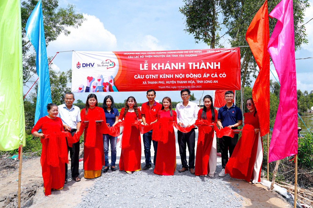 Lễ khánh thành cầu Kênh Nội Đồng
