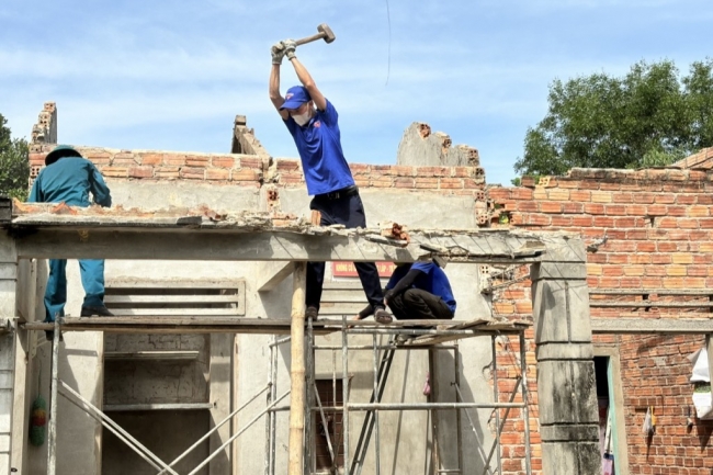 Tuổi trẻ cả nước chung tay xóa 4.154 nhà tạm, nhà dột nát