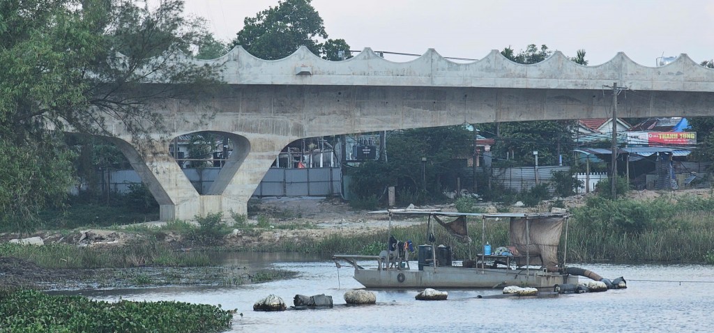 Cầu Nghĩa Tự đứng bánh, sông Cổ Cò tái nạo vét dòng chảy