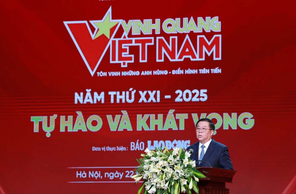 Vinh quang Việt Nam tôn vinh và truyền cảm hứng quốc gia