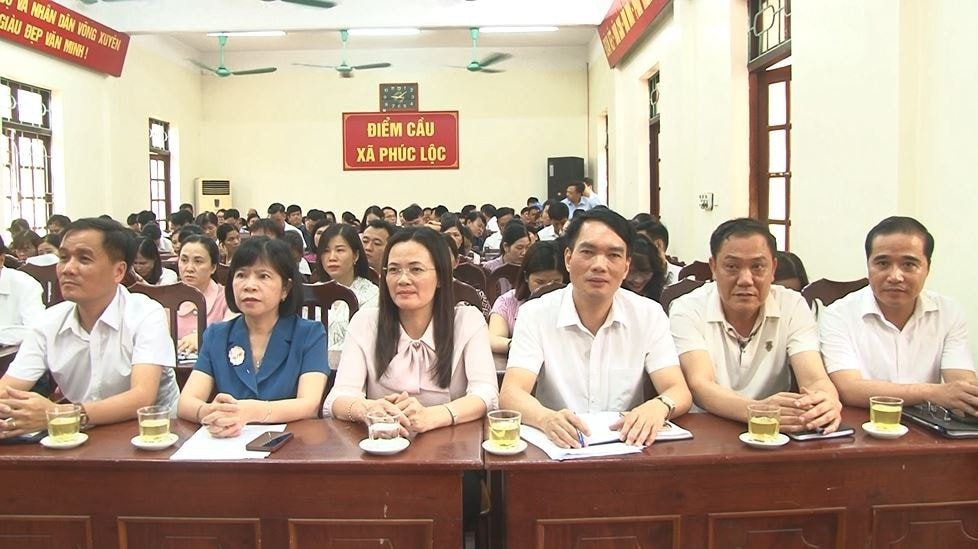 Cán bộ xã Phúc Lộc (mới) đã được tập huấn chuyên môn, nghiệp vụ vận hành mô hình chính quyền địa phương hai cấp.