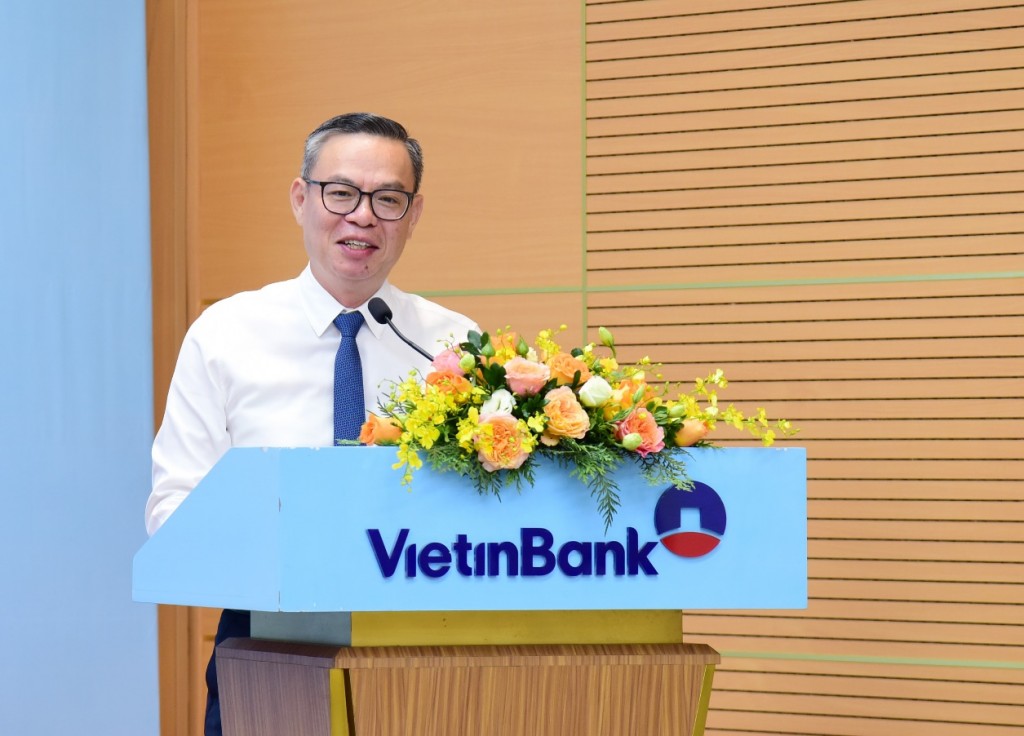 Ông Trần Minh Bình – Chủ tịch HĐQT VietinBank phát biểu tại sự kiện