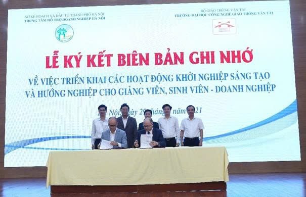 Trường Đại học Công nghệ Giao thông vận tải nỗ lực đẩy mạnh hợp tác nhằm hỗ trợ khởi nghiệp sáng tạo và hướng nghiệp 